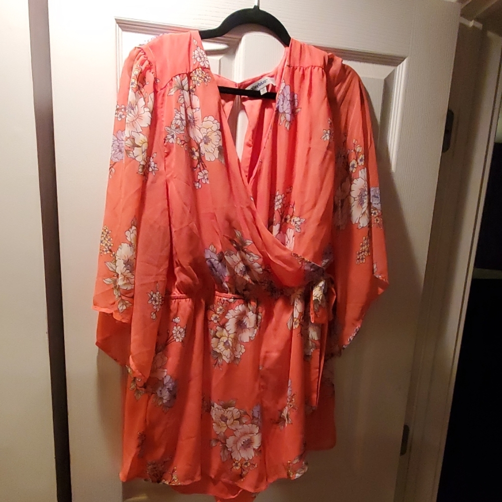 Bailey Blue Floral Romper